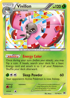 Vivillon, BREAKthrough #15, Pokémon TCG card