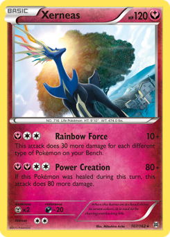 Xerneas, BREAKthrough #107, Pokémon TCG card