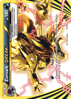 Zoroark BREAK, BREAKthrough #92, Pokémon TCG card