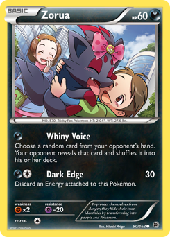 Zorua, BREAKthrough #90, Pokémon TCG card