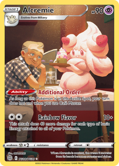 Alcremie, Brilliant Stars Trainer Gallery #TG08, Pokémon TCG card