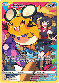 Dedenne, Brilliant Stars Trainer Gallery #TG07, Pokémon TCG card
