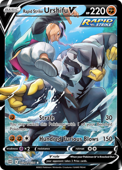 Rapid Strike Urshifu V, Brilliant Stars Trainer Gallery #TG20, Pokémon TCG card