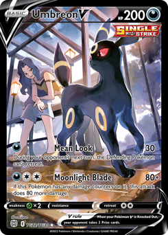 Umbreon V, Brilliant Stars Trainer Gallery #TG22, Pokémon TCG card