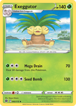 Exeggutor, Brilliant Stars #2, Pokémon TCG card