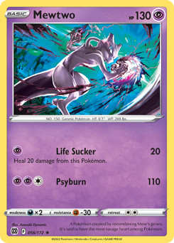 Mewtwo, Brilliant Stars #56, Pokémon TCG card