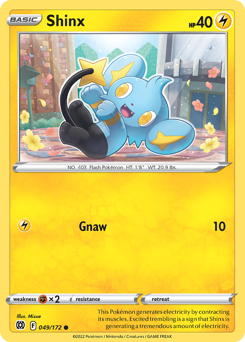 Shinx, Brilliant Stars #49, Pokémon TCG card