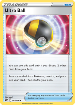 Ultra Ball, Brilliant Stars #150, Pokémon TCG card