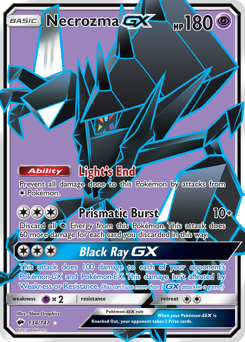Necrozma-GX, Burning Shadows #134, Pokémon TCG card