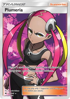 Plumeria, Burning Shadows #145, Pokémon TCG card