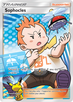 Sophocles, Burning Shadows #146, Pokémon TCG card
