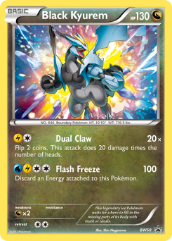 Black Kyurem, BW Black Star Promos #BW58, Pokémon TCG card