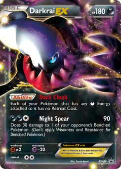 Darkrai-EX, BW Black Star Promos #BW46, Pokémon TCG card
