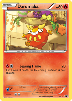 Darumaka, BW Black Star Promos #BW18, Pokémon TCG card
