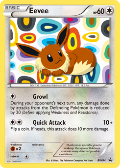 Eevee, BW Black Star Promos #BW94, Pokémon TCG card