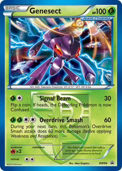 Genesect, BW Black Star Promos #BW86, Pokémon TCG card