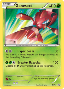 Genesect, BW Black Star Promos #BW99, Pokémon TCG card