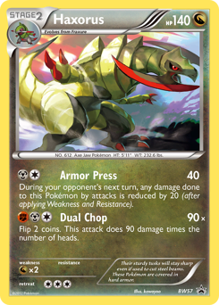 Haxorus, BW Black Star Promos #BW57, Pokémon TCG card