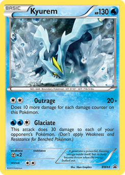 Kyurem, BW Black Star Promos #BW44, Pokémon TCG card