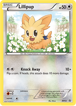 Lillipup, BW Black Star Promos #BW52, Pokémon TCG card