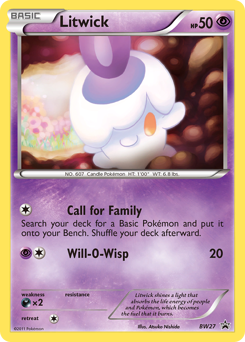 Litwick, BW Black Star Promos #BW27, Pokémon TCG card