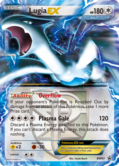 Lugia-EX, BW Black Star Promos #BW83, Pokémon TCG card
