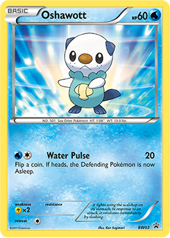 Oshawott, BW Black Star Promos #BW03, Pokémon TCG card