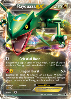 Rayquaza-EX, BW Black Star Promos #BW47, Pokémon TCG card