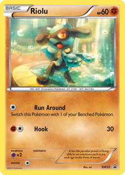 Riolu, BW Black Star Promos #BW33, Pokémon TCG card