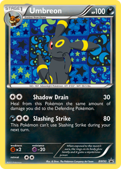 Umbreon, BW Black Star Promos #BW93, Pokémon TCG card