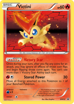 Victini, BW Black Star Promos #BW32, Pokémon TCG card