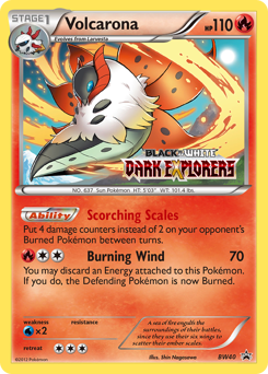 Volcarona, BW Black Star Promos #BW40, Pokémon TCG card