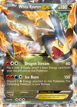 White Kyurem-EX, BW Black Star Promos #BW63, Pokémon TCG card