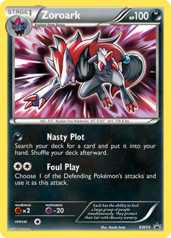 Zoroark, BW Black Star Promos #BW09, Pokémon TCG card