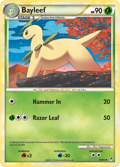 Bayleef, Call of Legends #40, Pokémon TCG card