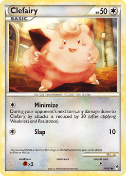 Clefairy, Call of Legends #54, Pokémon TCG card