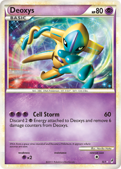 Deoxys, Call of Legends #SL1, Pokémon TCG card