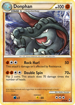 Donphan, Call of Legends #42, Pokémon TCG card