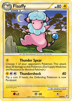Flaaffy, Call of Legends #43, Pokémon TCG card