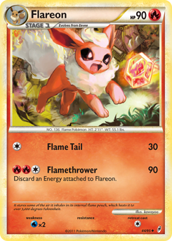 Flareon, Call of Legends #44, Pokémon TCG card