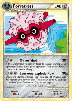 Forretress, Call of Legends #5, Pokémon TCG card
