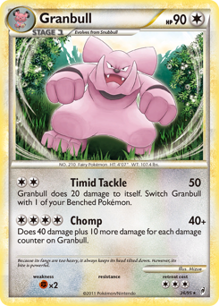 Granbull, Call of Legends #26, Pokémon TCG card