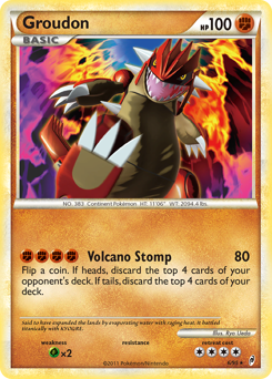 Groudon, Call of Legends #6, Pokémon TCG card