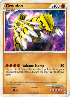 Groudon, Call of Legends #SL4, Pokémon TCG card
