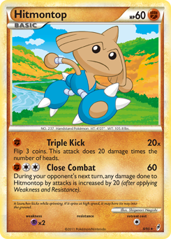 Hitmontop, Call of Legends #8, Pokémon TCG card
