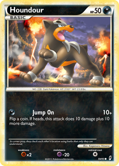 Houndour, Call of Legends #59, Pokémon TCG card