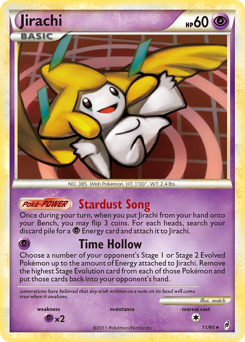 Jirachi, Call of Legends #11, Pokémon TCG card