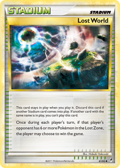 Lost World, Call of Legends #81, Pokémon TCG card