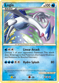 Lugia, Call of Legends #15, Pokémon TCG card