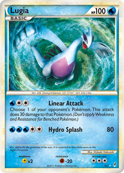 Lugia, Call of Legends #SL7, Pokémon TCG card